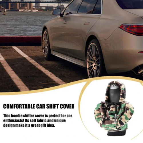 Car Gear Shift Cover Mini Hoodie Gear Shift Cover for Car Shifter
