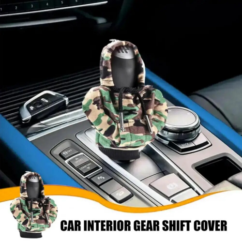 Car Gear Shift Cover Mini Hoodie Gear Shift Cover for Car Shifter