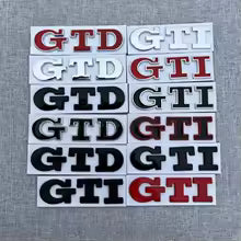 3D Metal GTD/ GTI badge