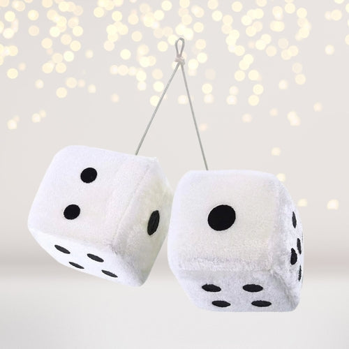 Fuzzy Hanging Dice